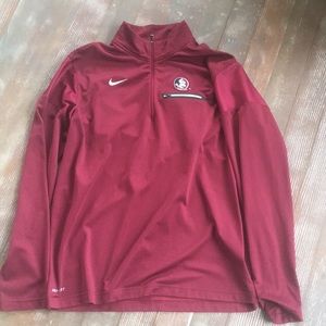 Nike Florida State pull over 1/4 zip